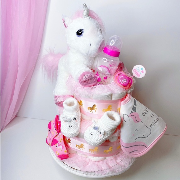 diaper cake unicorn